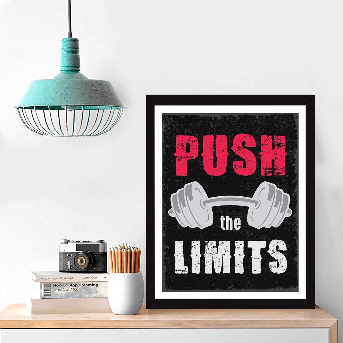 Chaka Chaundh - Exercise Quotes Frames - Workout Quotes Frames - Exercise  Posters - Gym Quotes Wall Frames - (13.6 X 10.6 Inches) : : Home &  Kitchen