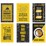 Kitchen Dining Poster (Set of 6)