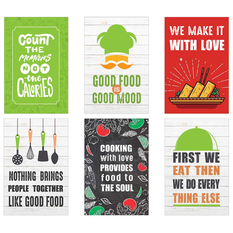 Kitchen Dining Poster (Set of 6)