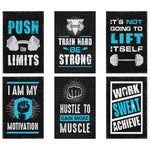 Gym Poster (Set of 6)