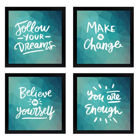 Motivational Quotes (Set of 4)