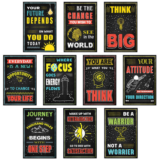 Motivational Poster (Set of 10)