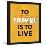 Travel Quotes Walls Frames