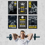 Gym Poster (Set of 6)