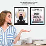 Yoga Quotes Wall Frames (Set of 2)