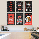 Kitchen Dining Poster (Set of 6)