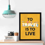 Travel Quotes Walls Frames