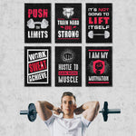 Gym Poster (Set of 6)