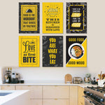 Kitchen Dining Poster (Set of 6)