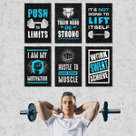 Gym Poster (Set of 6)