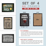 Bar Beer Whiskey Quotes (Set of 8)