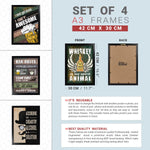 Bar Beer Whiskey Quotes (Set of 8)